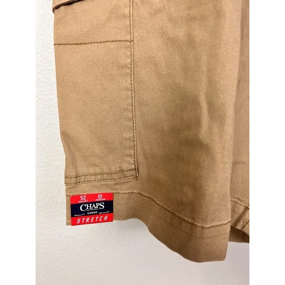 Mens Champion Golf Shorts Mens Size 52W Khaki Duo Dry Stretch Casual Performance - Picture 2 of 6